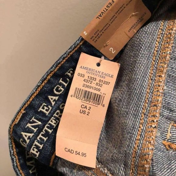 BNWT American Eagle Hi-Rise Festival Shorts - Picture 6 of 6